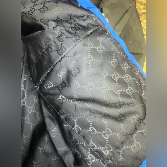 RARE Couture Runway Gucci Embellished Quilted Puffer Bomber Jacket Coat -Sz 40 - Picture 9 of 14